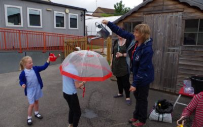 Learning about the water cycle at Selworthy Special School